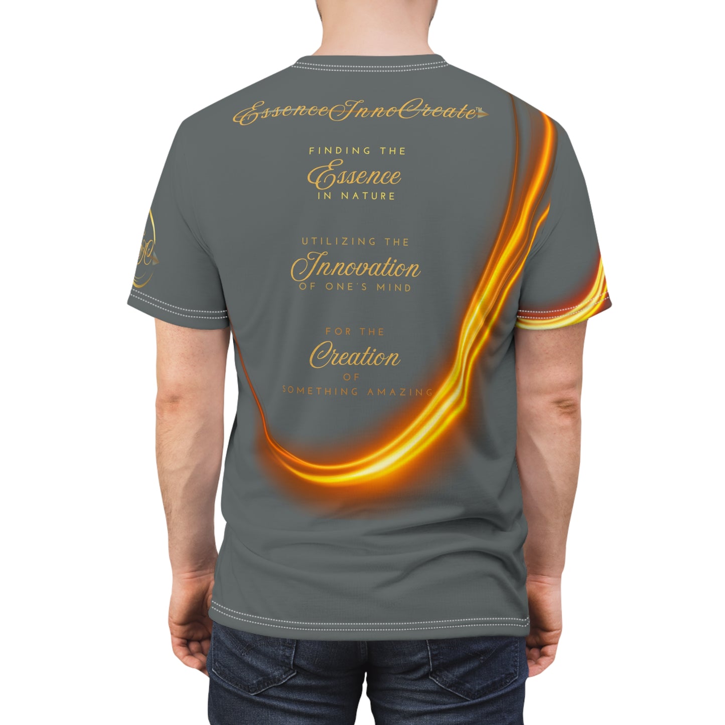 Dark Grey Trendsetters Flame Tee | EssenceInnoCreate