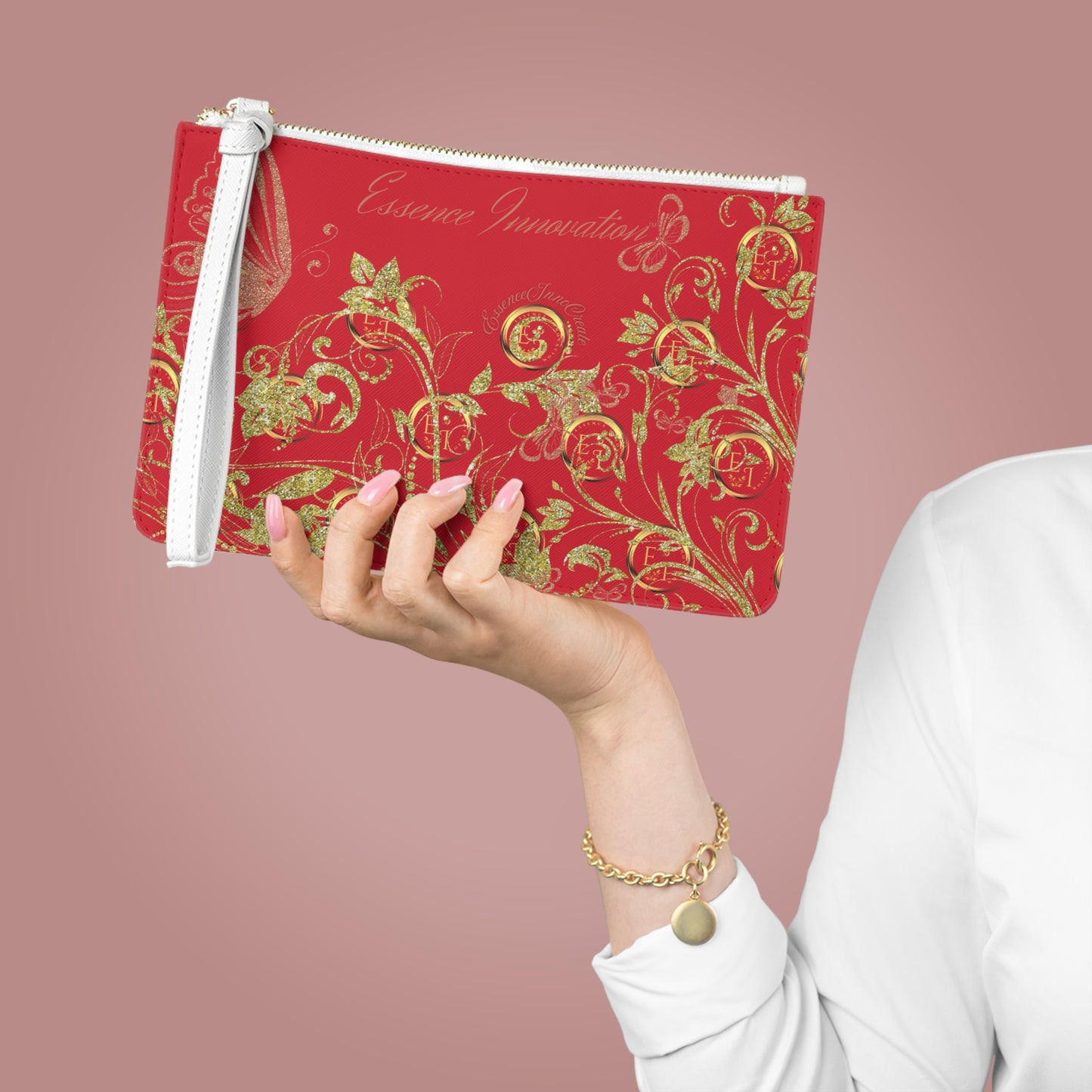 Red Clutch Bag | EssenceInnoCreate | Bold Accessories