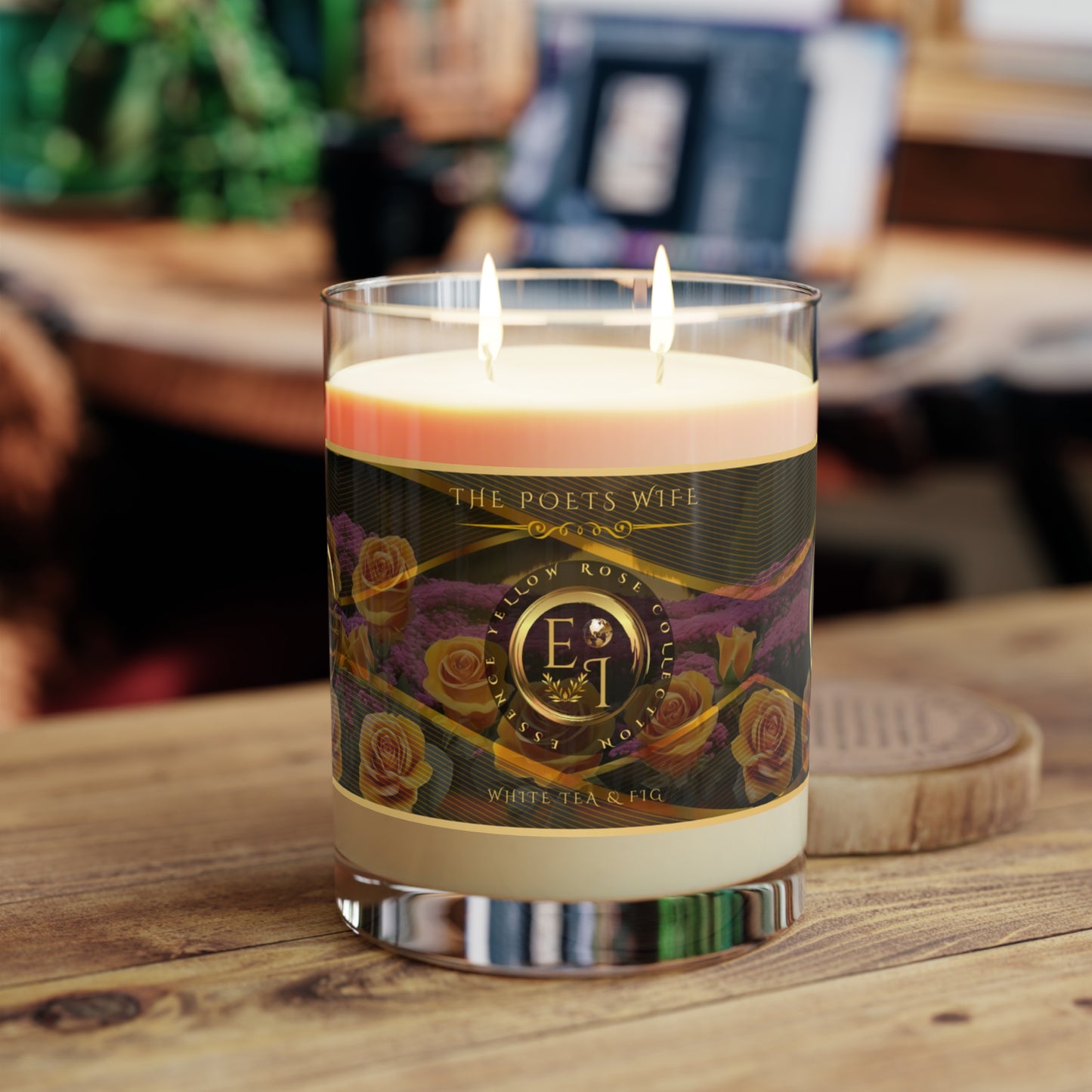 The Poets Wife | Essence Yellow Rose | White Tea and Fig | 11oz