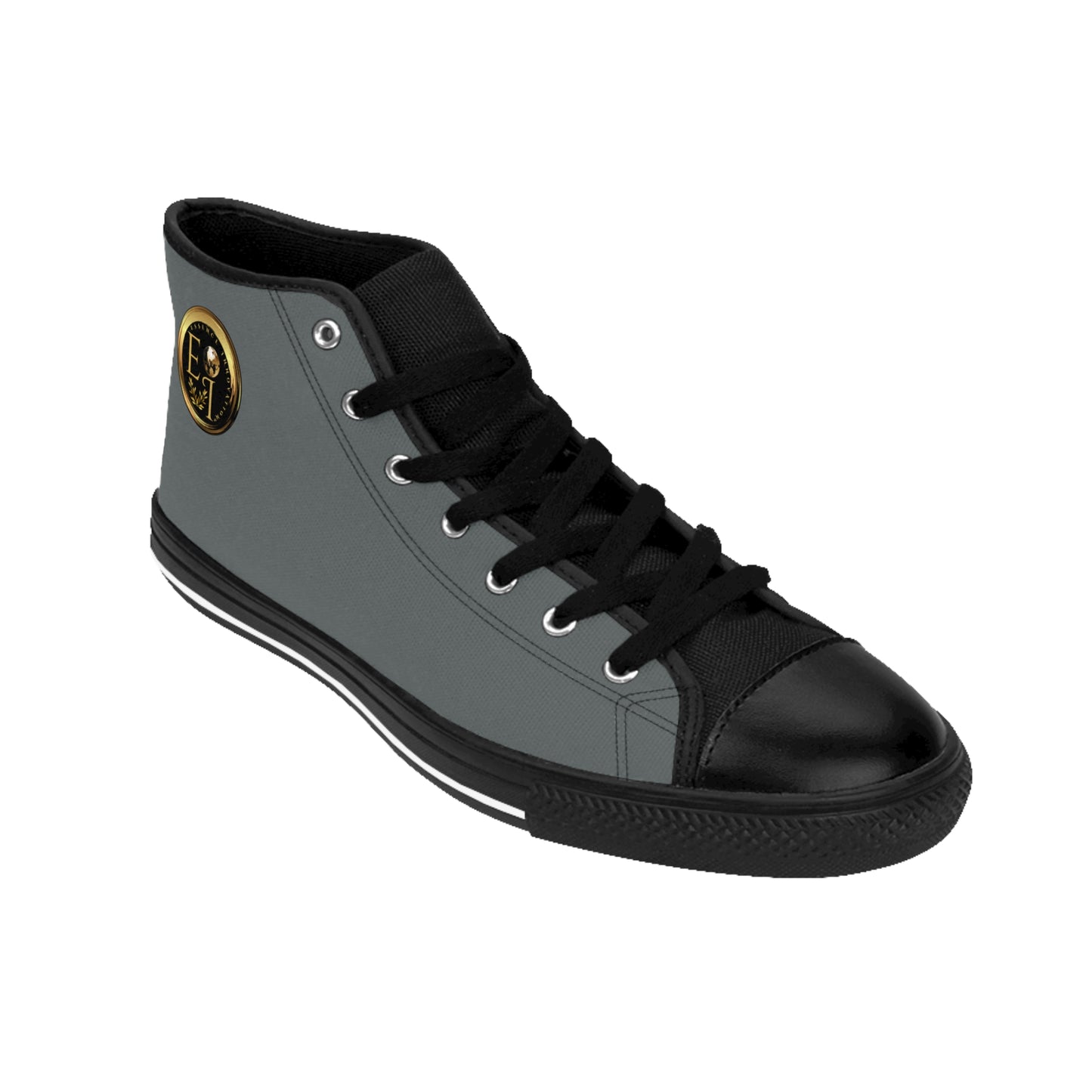 Essence Innovation Mens Streetwear | HighTop Sneakers | Dark Grey