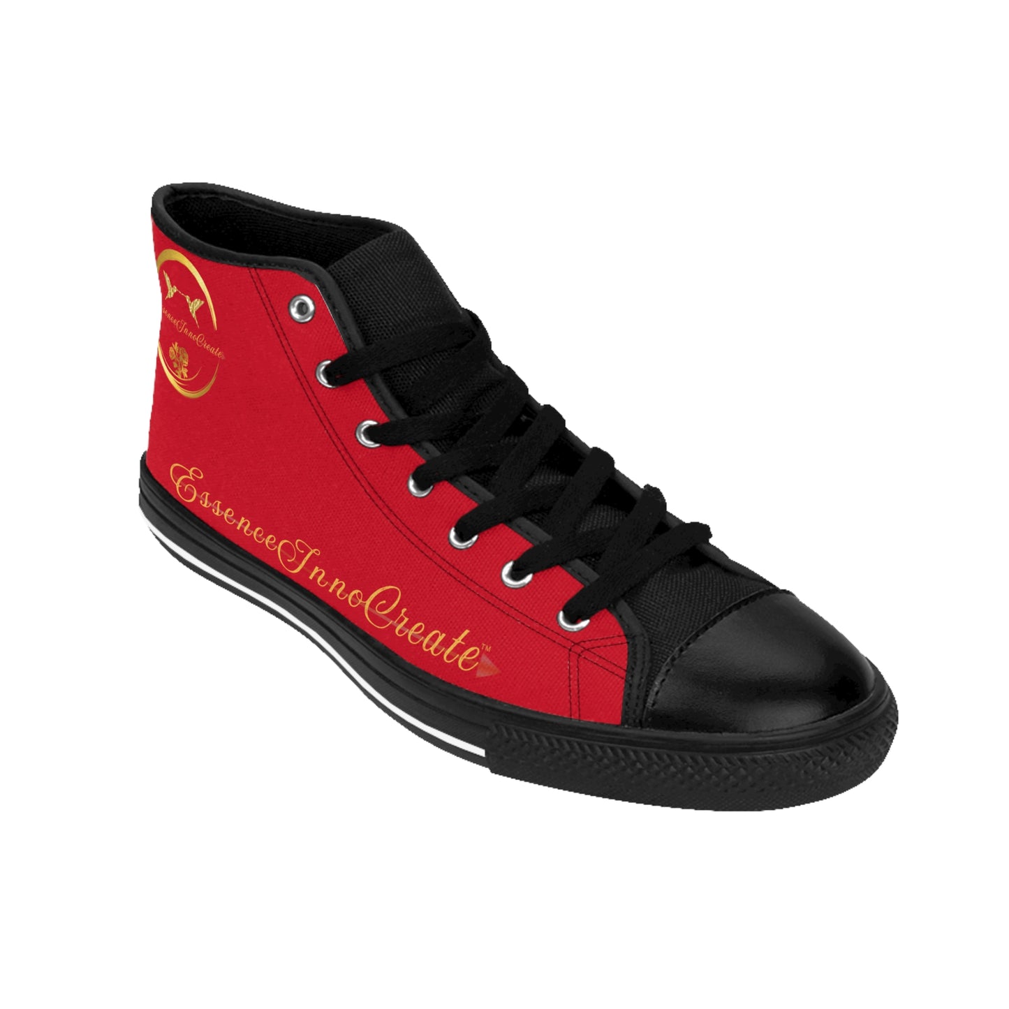 Ladies EssenceInnoCreate Streetwear | HighTop Sneakers | Dark Red