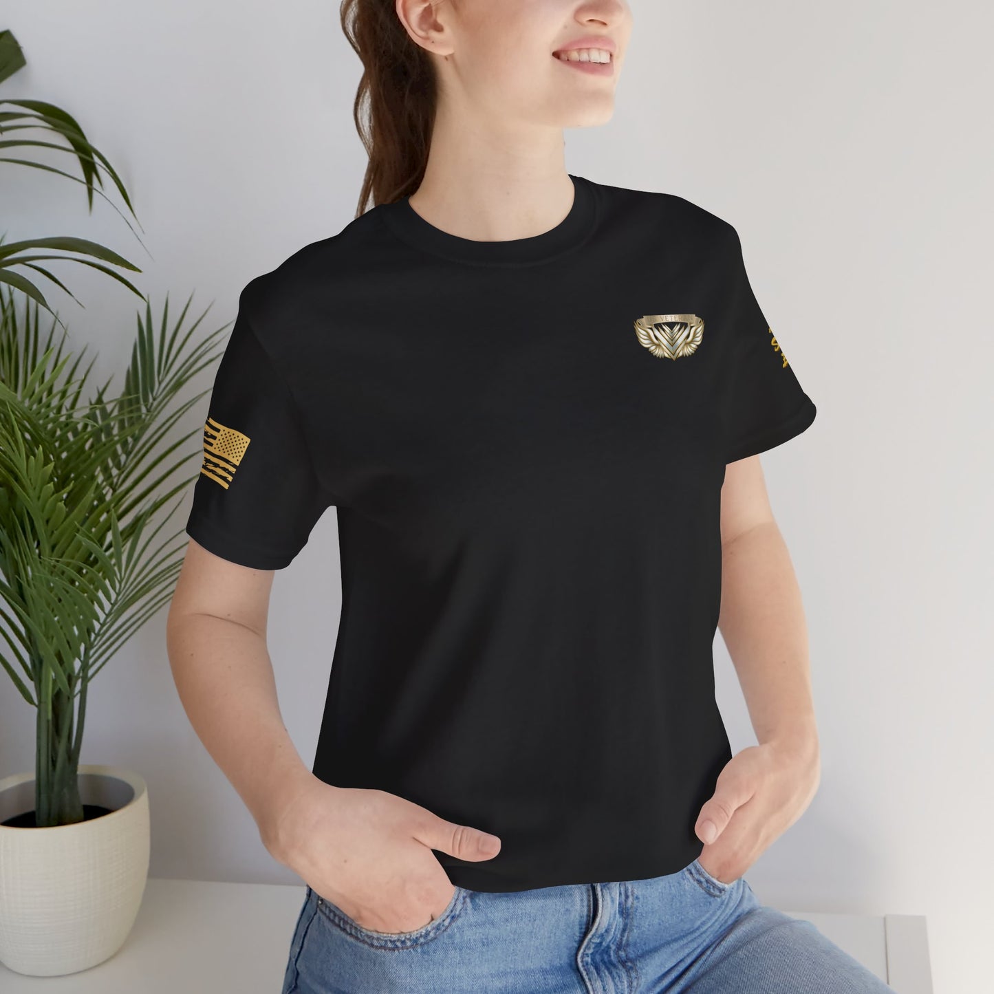 Essence Black Veteran Tee – Patriotic Shirt by Veteran-Owned Brand