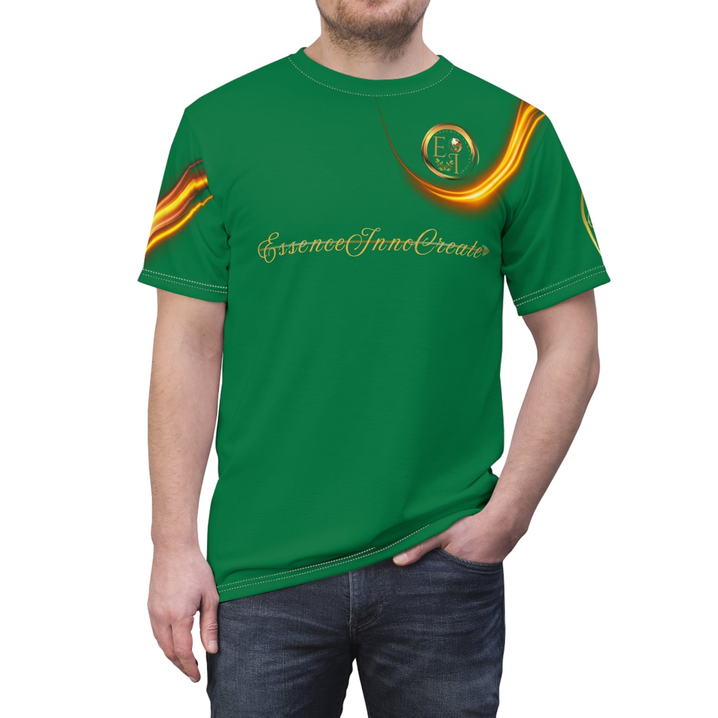 Green Trendsetters Flame Tee | EssenceInnoCreate