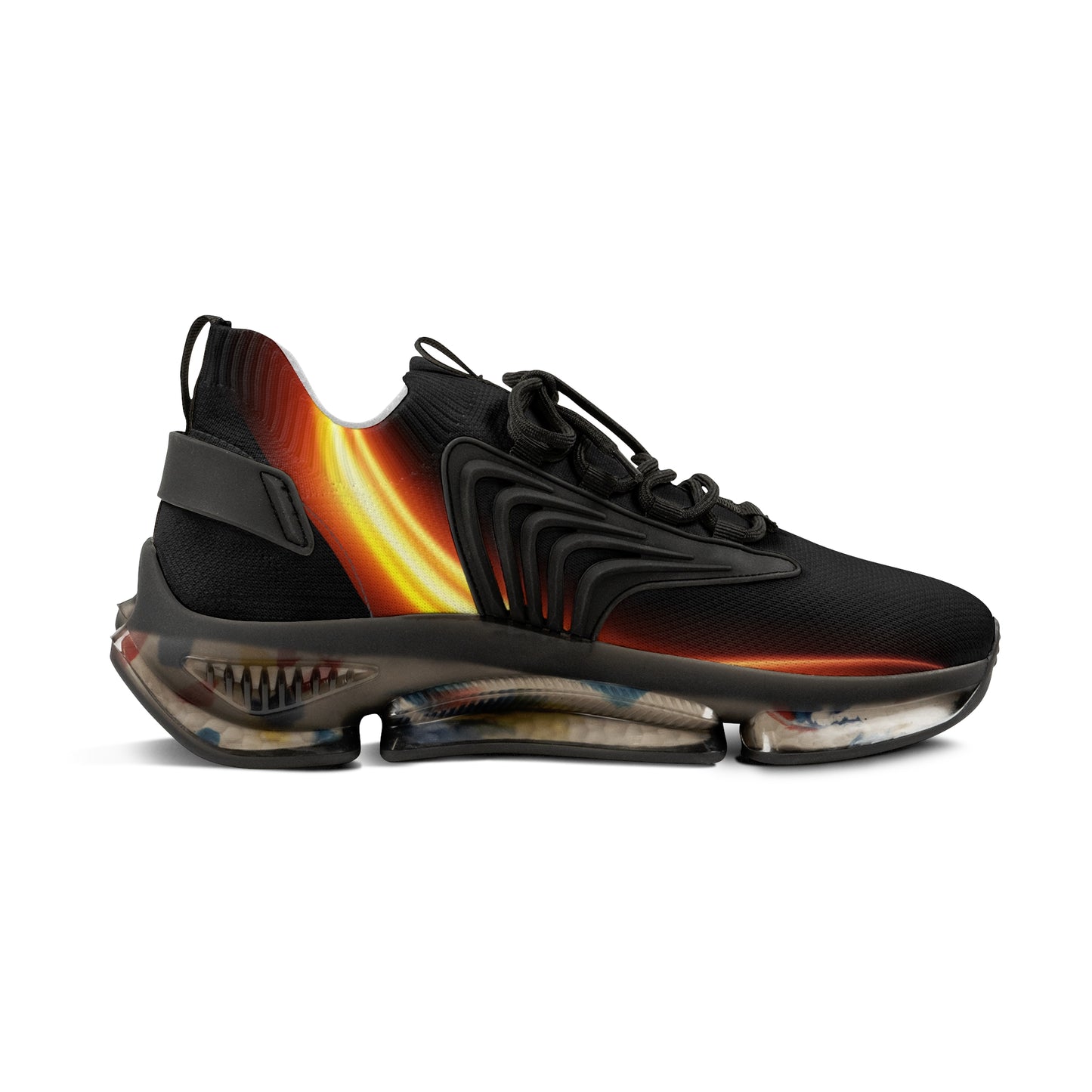 Black Trendsetter Flame Black | Men’s Performance Sneakers | Black Sole