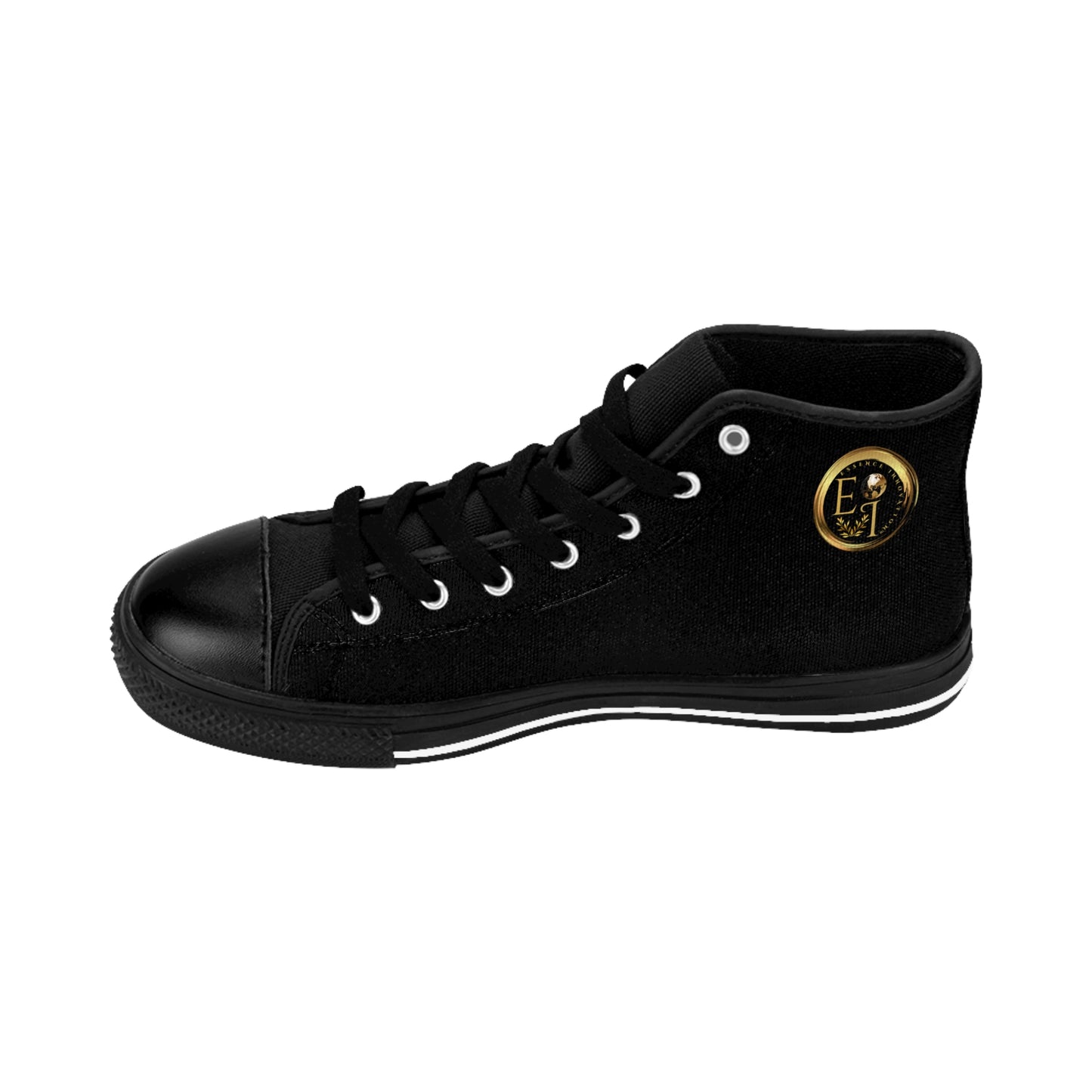 Essence Innovation Mens Streetwear | HighTop Sneakers | Black