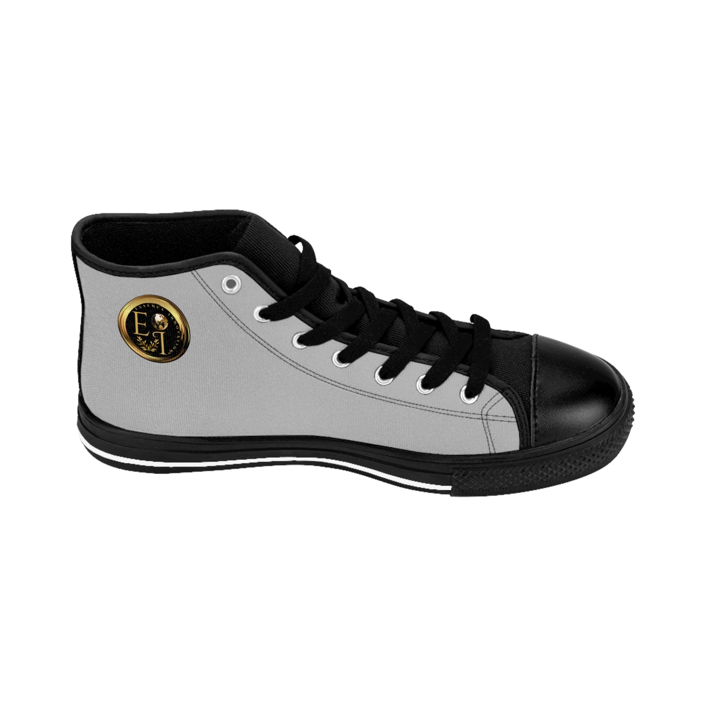 Essence Innovation Mens Streetwear | HighTop Sneakers | Light Grey