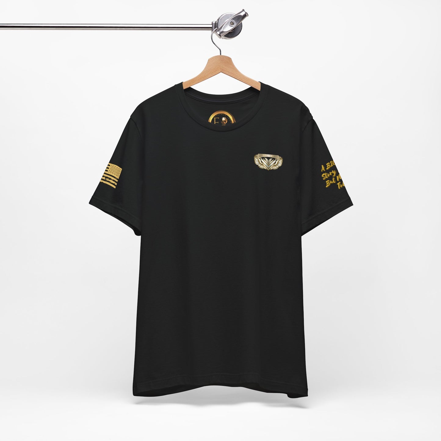 Essence Black Veteran Tee – Patriotic Shirt by Veteran-Owned Brand