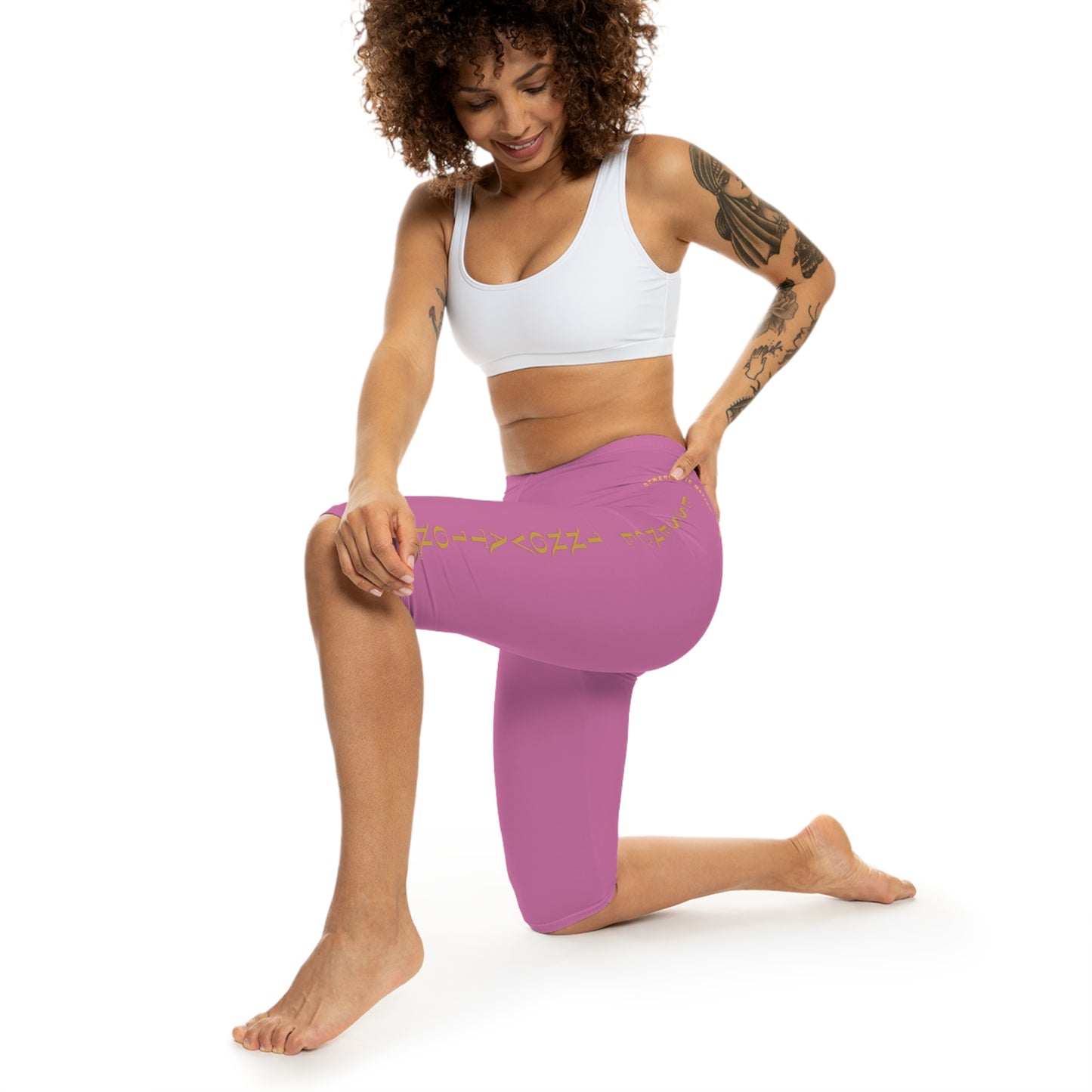 Seek More CL XVII | Capri Leggings | EI Sports | Light Pink