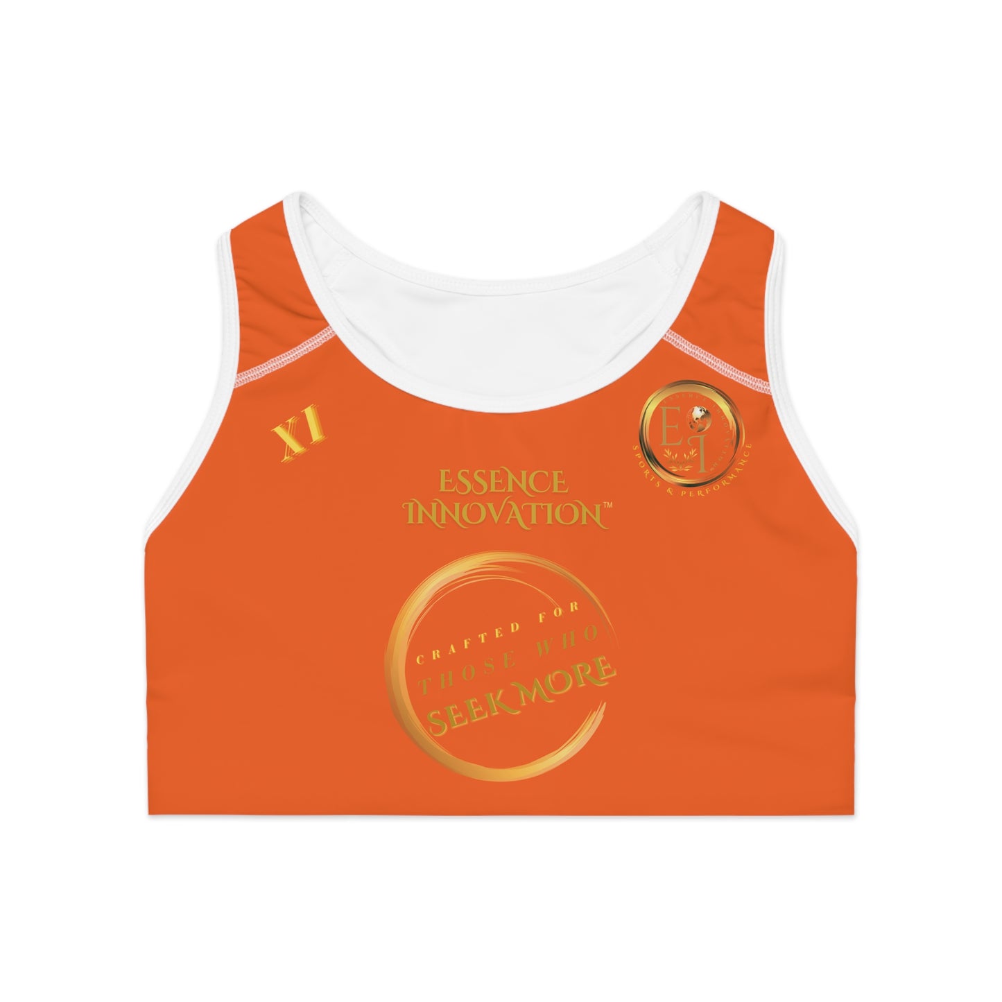 Seek More SB XI | EI Sports Bra | Orange