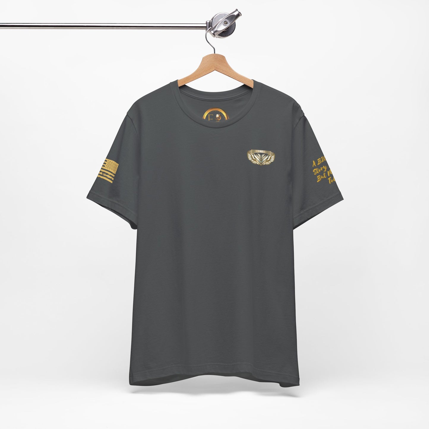 Essence Asphalt Veteran Tee – Minimalist Tribute Shirt