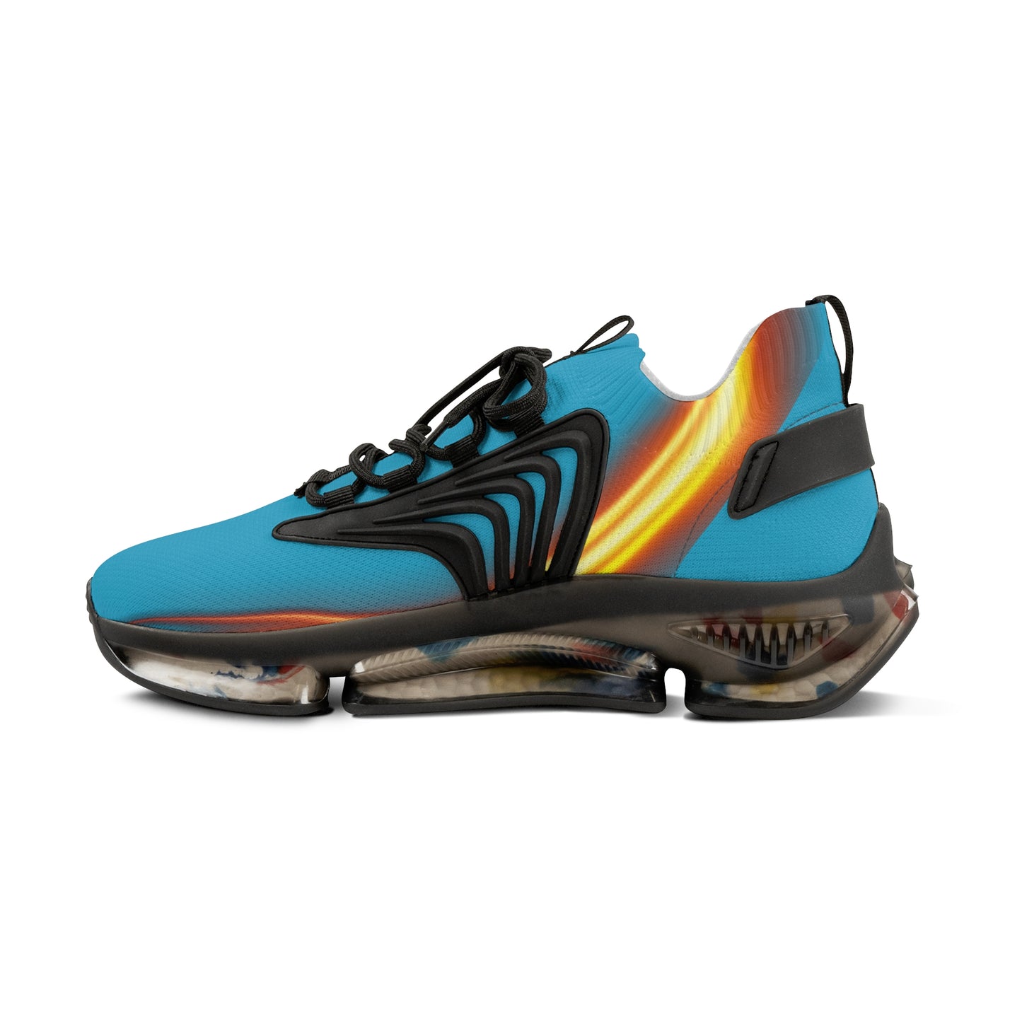 Turquoise Trendsetter Flame Black | Men’s Performance Sneakers | Black Sole