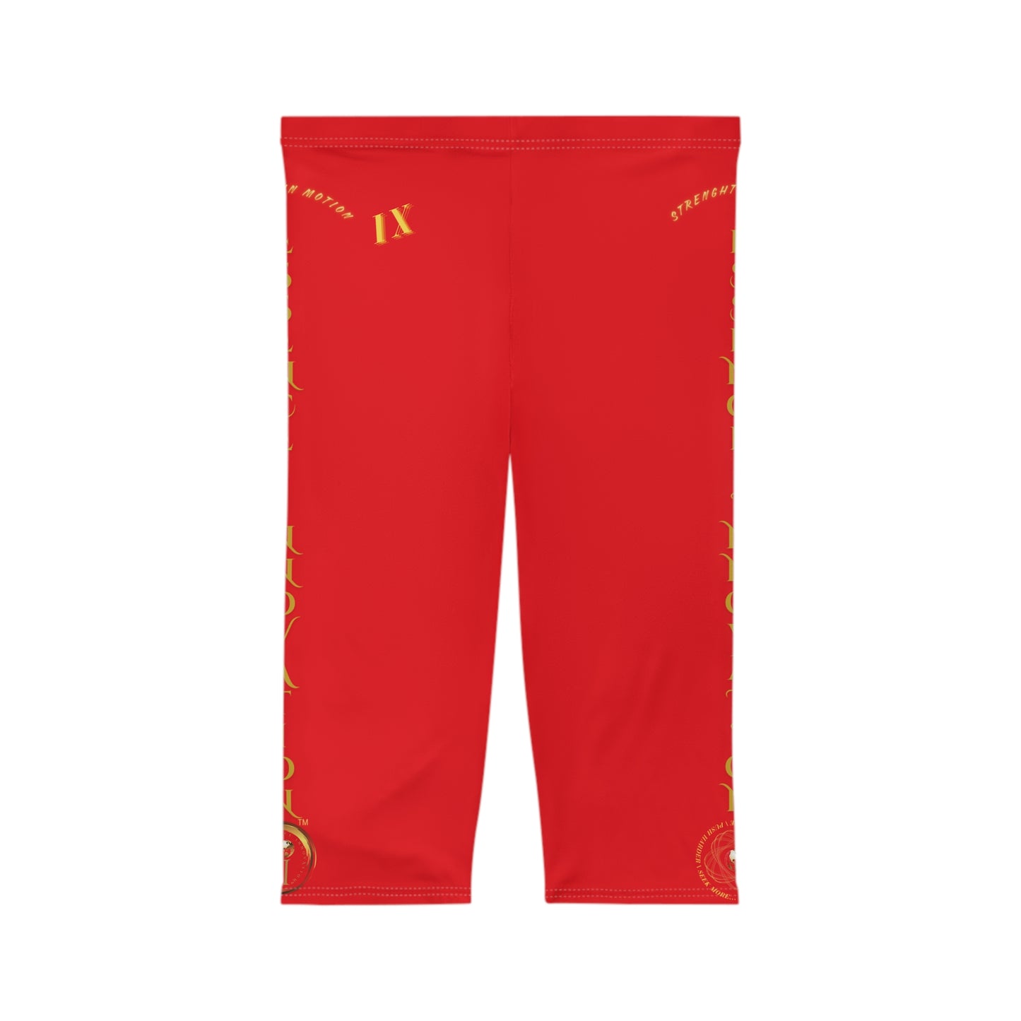 Seek More CL IX | Capri Leggings | EI Sports | Red