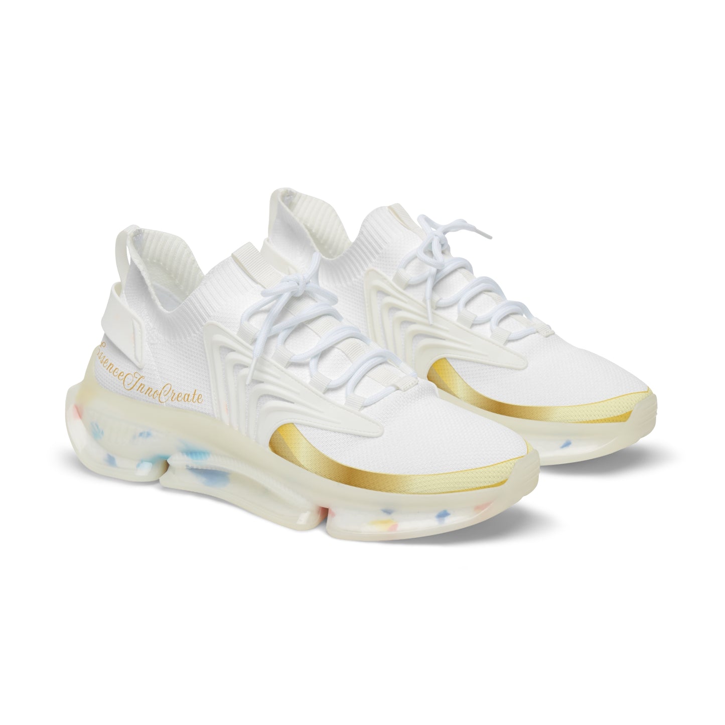 EssenceInnoCreate White | Men’s White Trim Mesh Sneakers