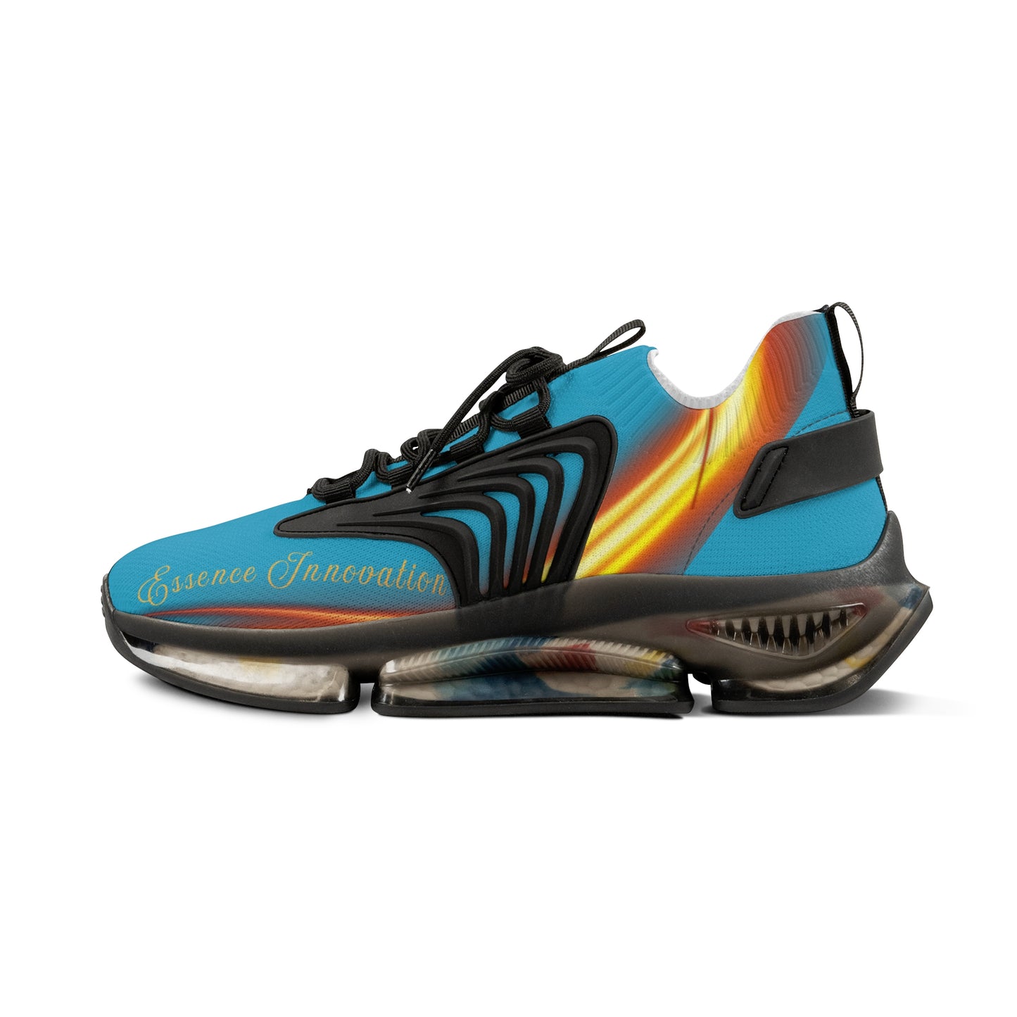 Turquoise Trendsetter Flame Black | Men’s Performance Sneakers | Black Sole