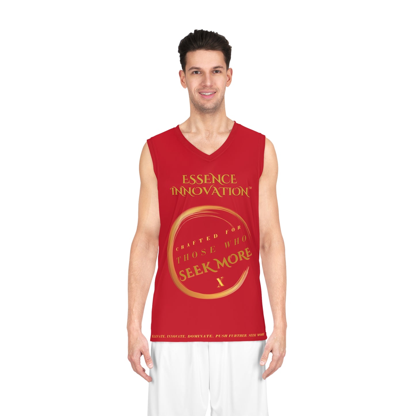 Seek More Dominance X | EI Sports Basketball Jersey | Dark Red