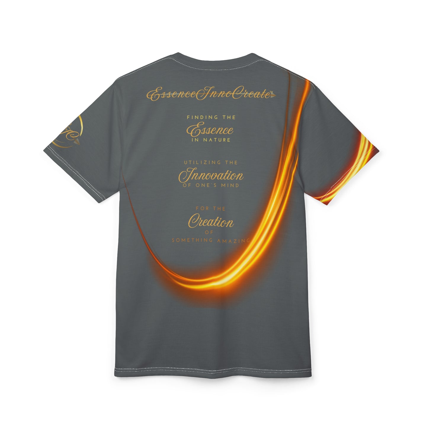 Dark Grey Trendsetters Flame Tee | EssenceInnoCreate