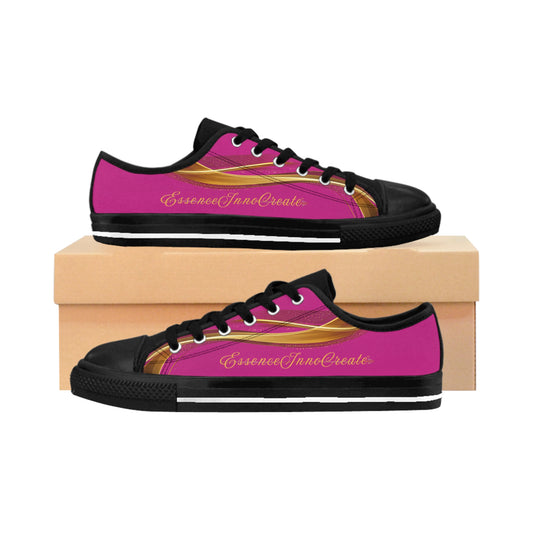 Ladies EssenceInnoCreate Striped | LowTop Sneakers | Pink