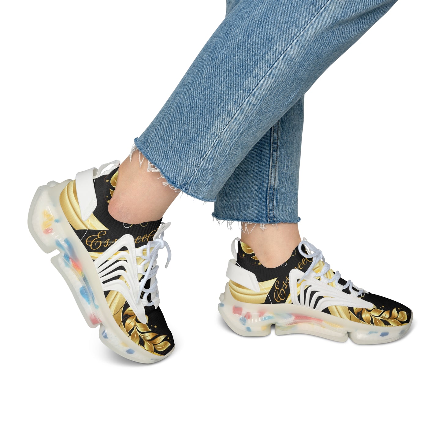 Ladies EssenceInnoCreate Luxe Lightning | Mesh Sneakers | Black