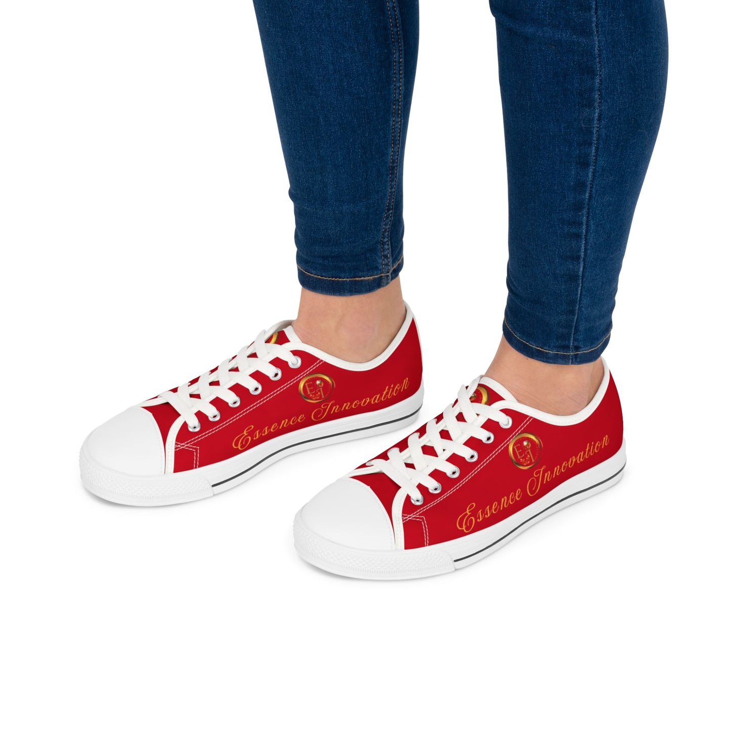 Ladies Essence Innovation Classics | Dark Red | White Sole LowTops