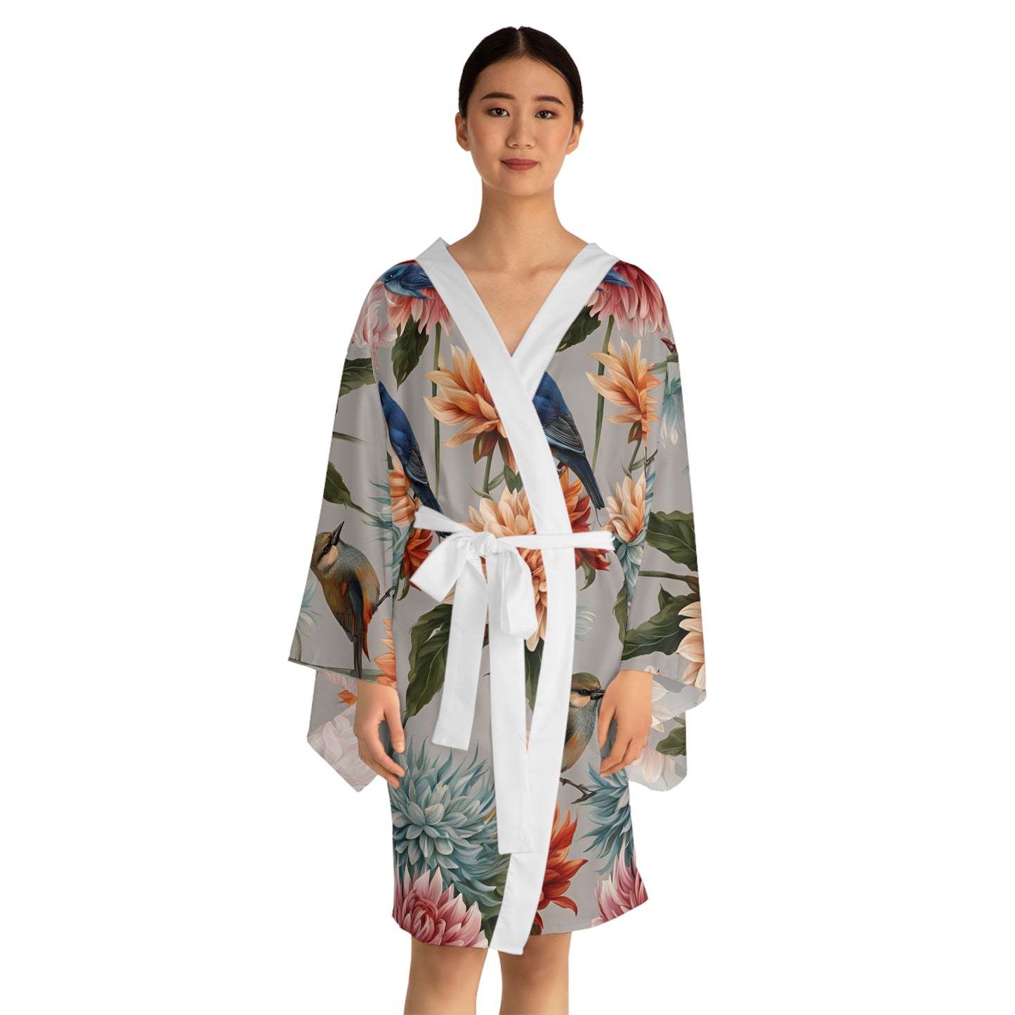 |Serenity Garden Kimono Robe | EI Fashion Apparel