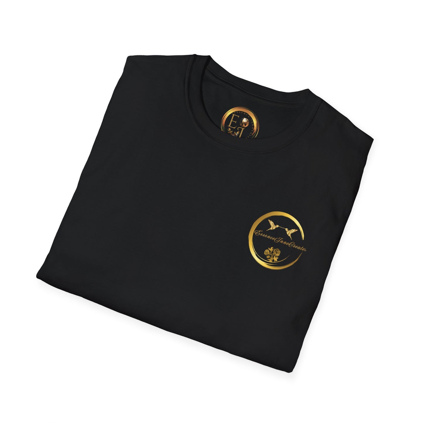 Black Softstyle Tee | EssenceInnoCreate | Unisex Streetwear