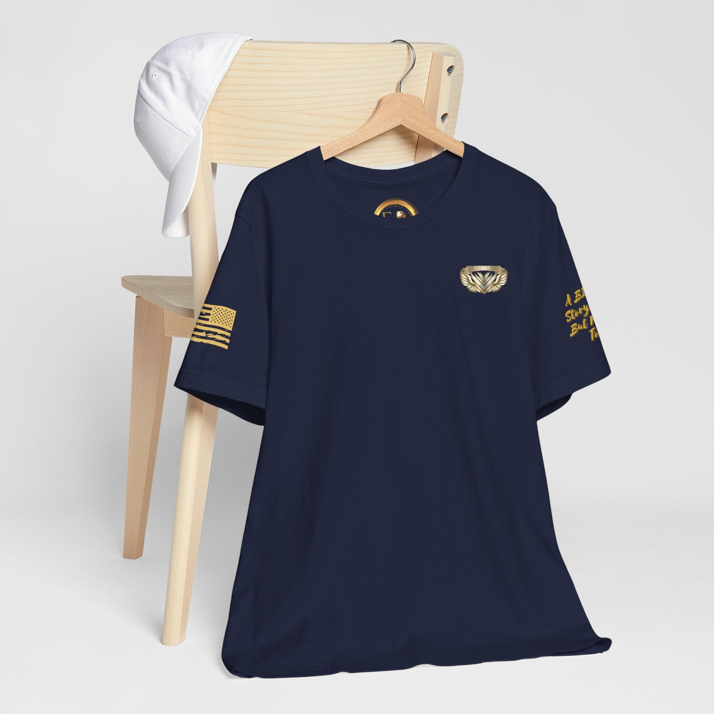 Essence Navy Veteran Tee – Deep Patriotic T-Shirt