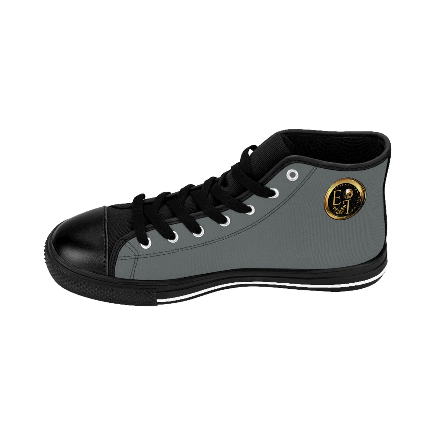 Essence Innovation Mens Streetwear | HighTop Sneakers | Dark Grey