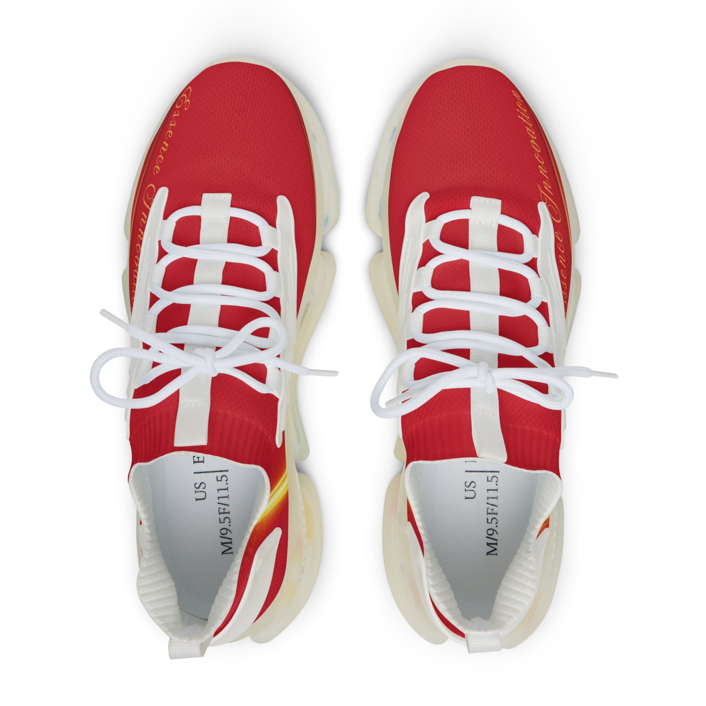 Red Trendsetter Flame | Mens Performance Sneakers | White Sole