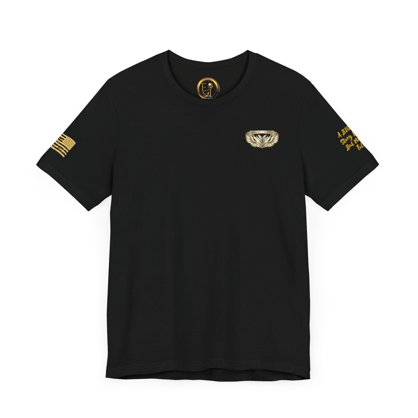 Essence Black Veteran Tee – Patriotic Shirt by Veteran-Owned Brand