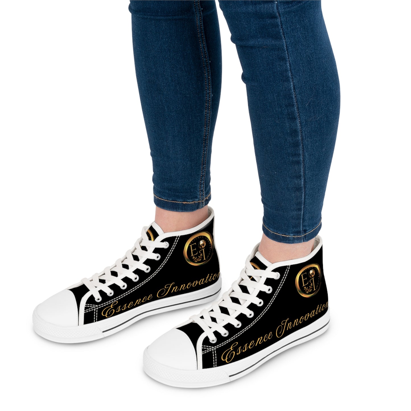 Ladies Essence Innovation Classics | Black | White Sole HighTops