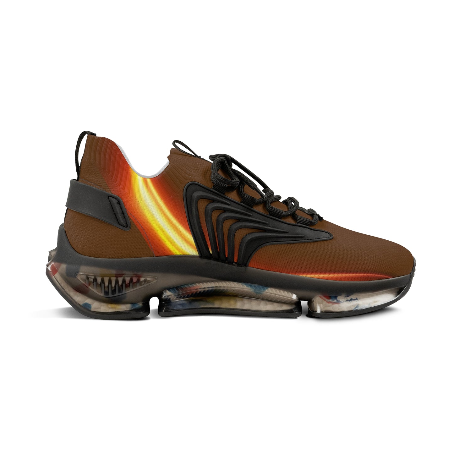 Brown Trendsetter Flame Black | Men’s Performance Sneakers | Black Sole