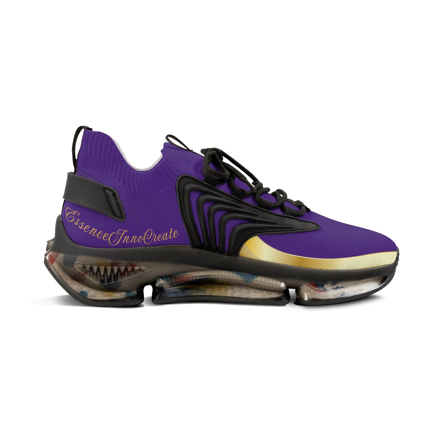 EssenceInnoCreate Purple | Men’s Black Trim Mesh Sneakers