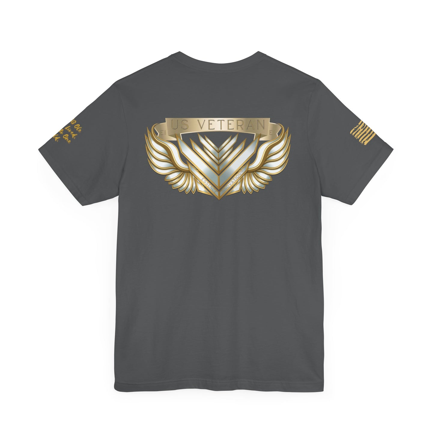Essence Asphalt Veteran Tee – Minimalist Tribute Shirt