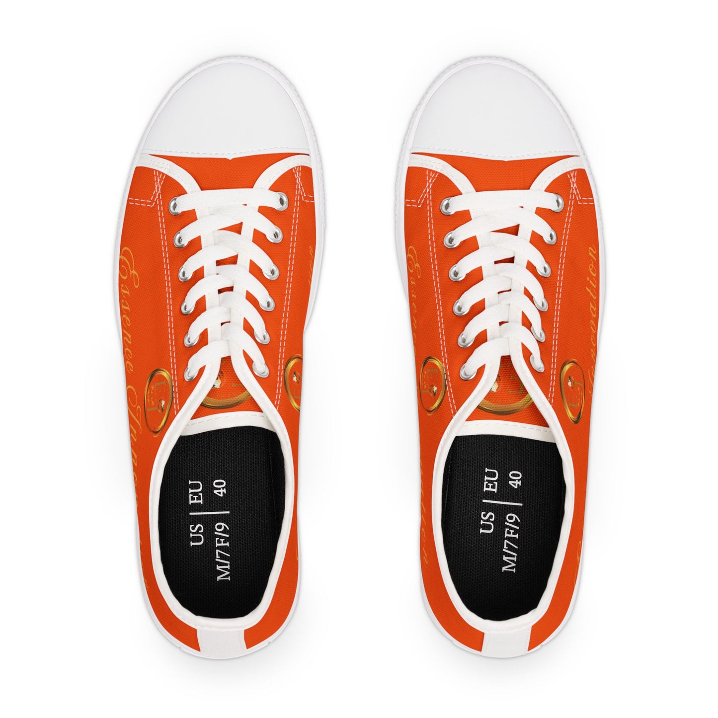 Ladies Essence Innovation Classics | Orange | White Sole LowTops