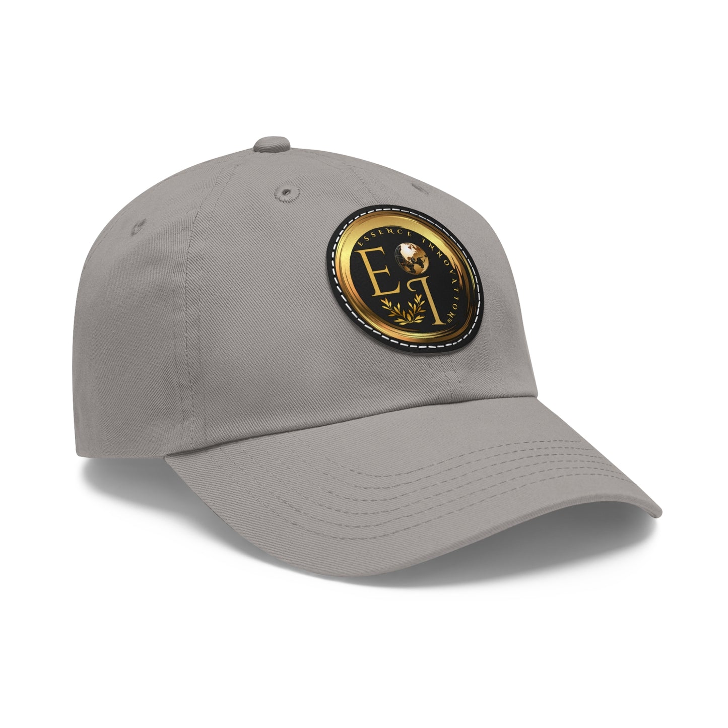 Grey EI Logo Hat | Neutral Elegance | EI Sports