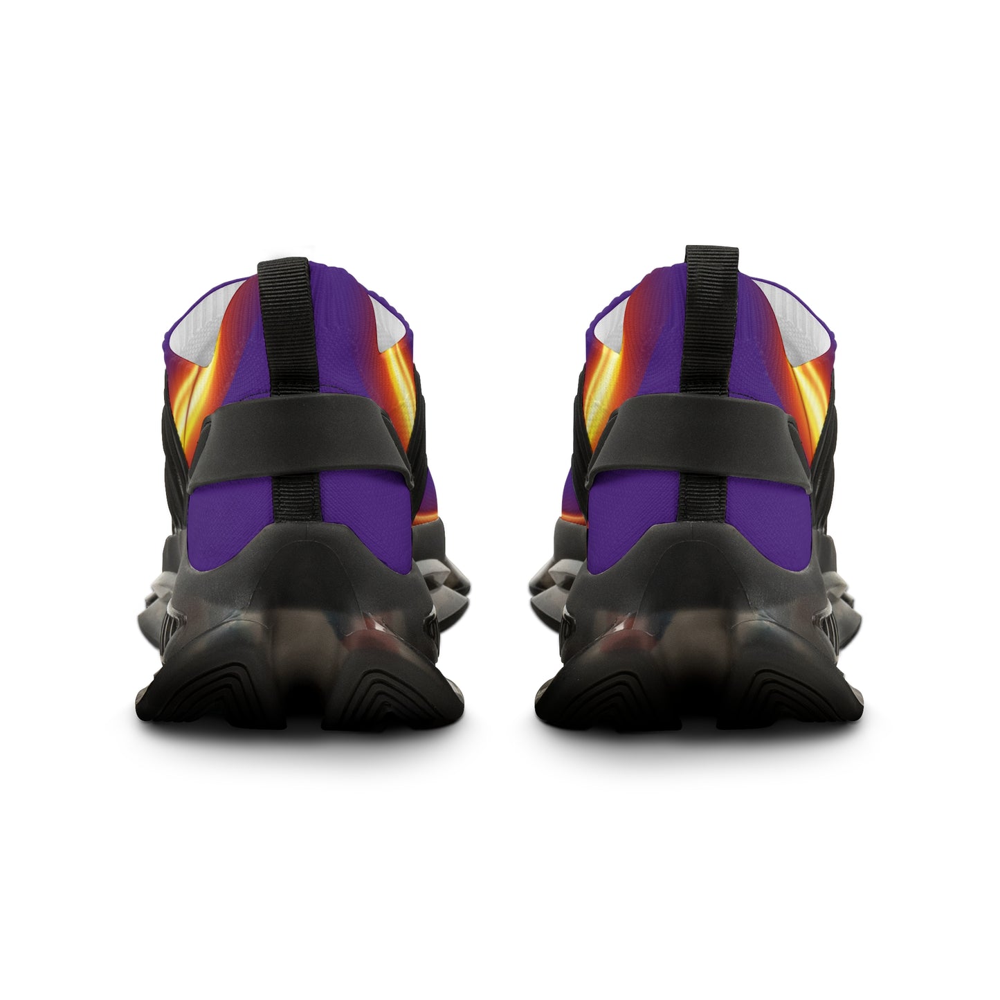Dark Purple Trendsetter Flame | Men’s Performance Sneakers | White Sole