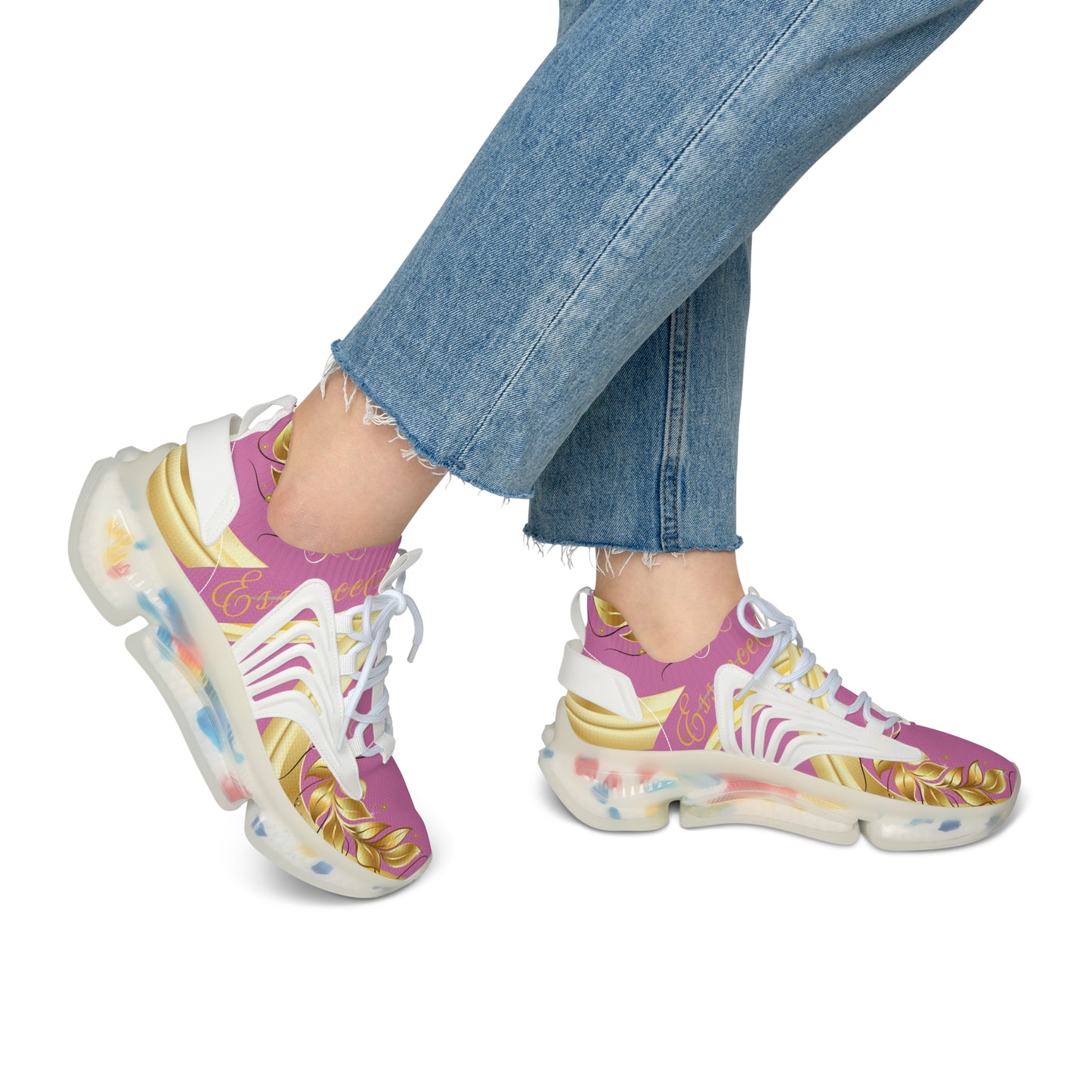 Ladies EssenceInnoCreate Luxe Lightning | Mesh Sneakers | Light Pink