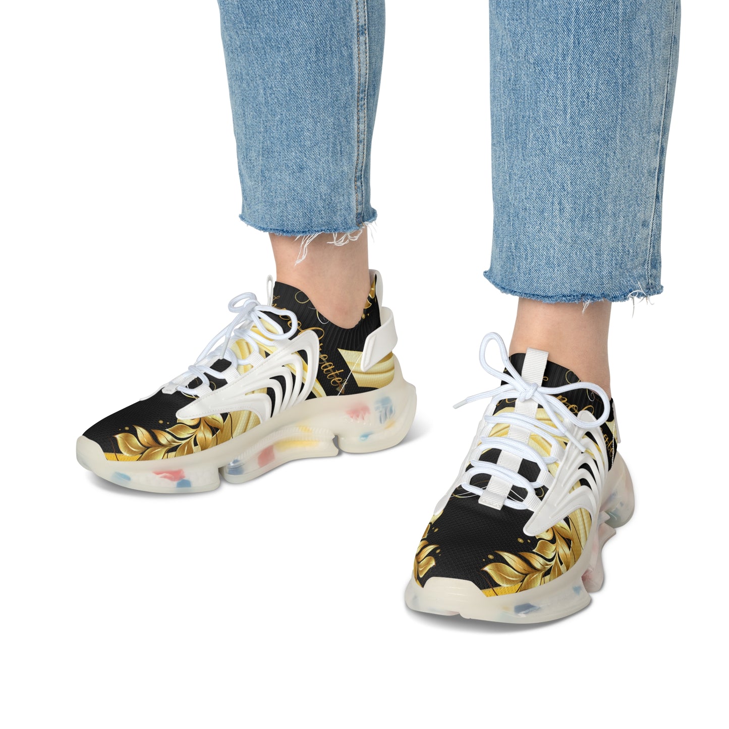 Ladies EssenceInnoCreate Luxe Lightning | Mesh Sneakers | Black
