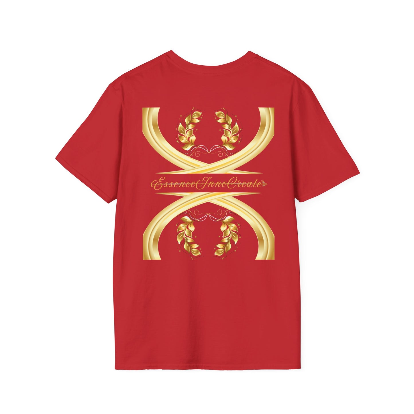 Red Softstyle Tee | EssenceInnoCreate | Unisex Streetwear