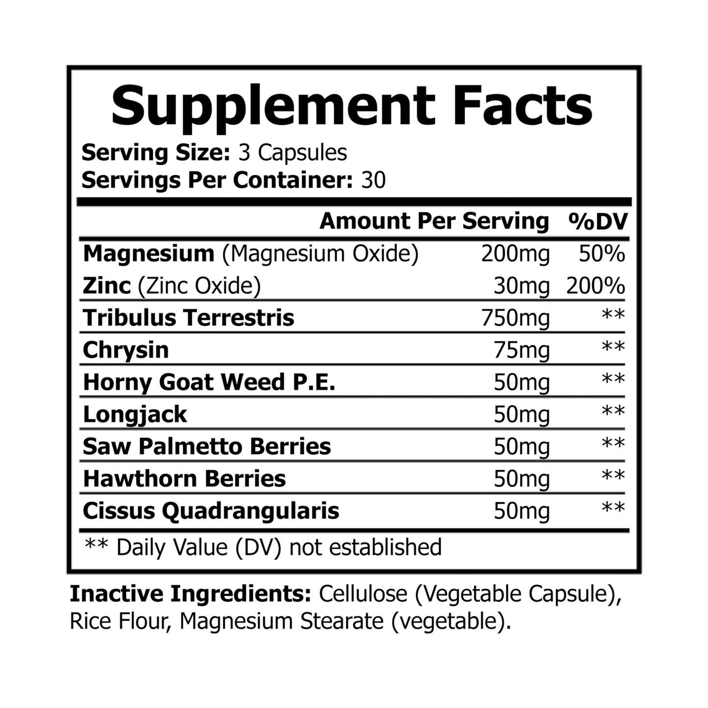 EI Magnesium & Zinc Supplement | Advanced Support | 90 Capsules