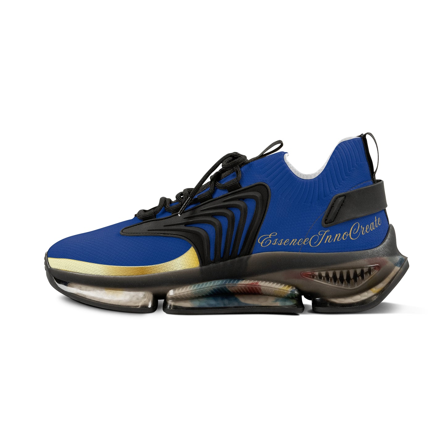 EssenceInnoCreate Dark Blue | Men’s Black Trim Mesh Sneakers