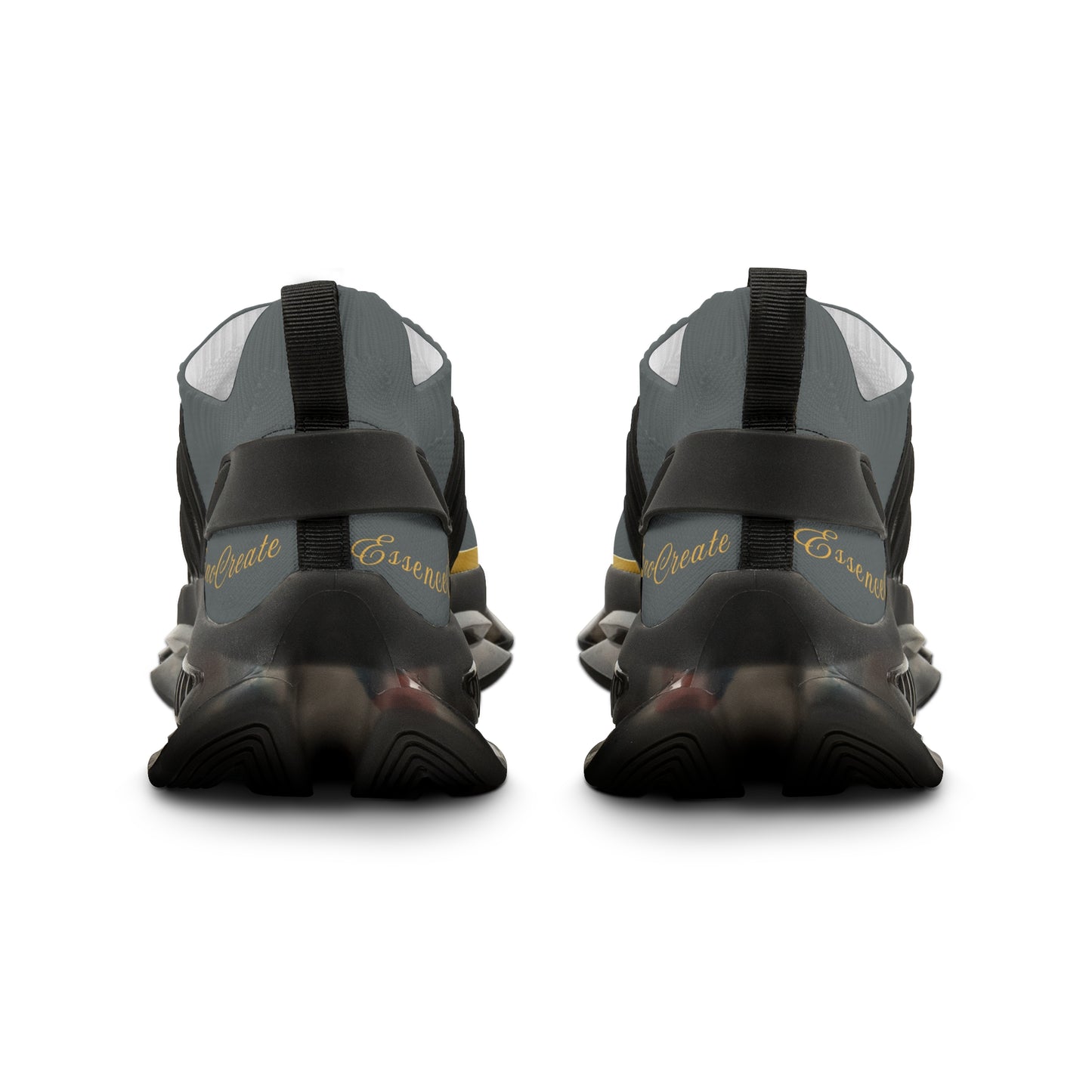 EssenceInnoCreate Dark Grey | Men’s Black Trim Mesh Sneakers