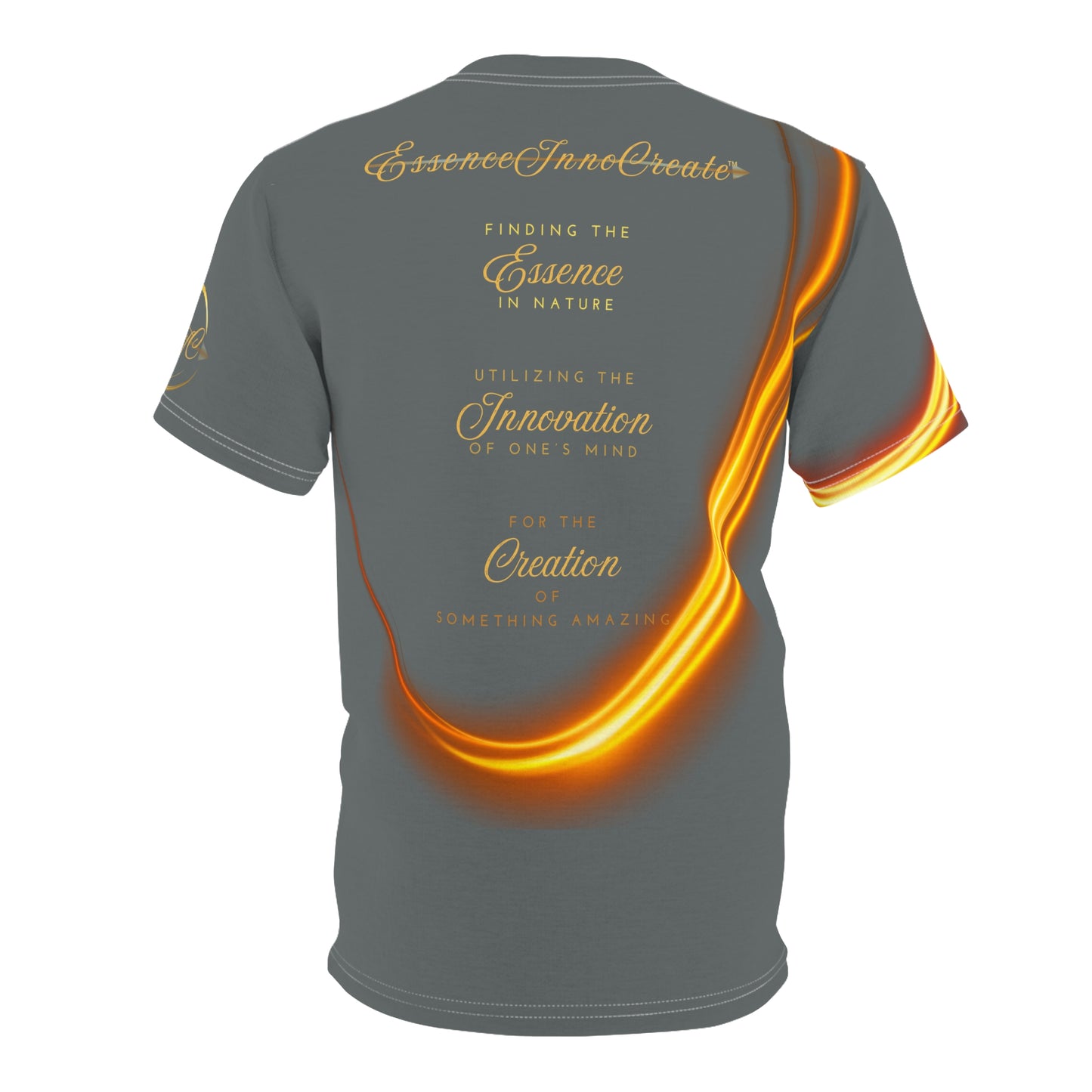 Dark Grey Trendsetters Flame Tee | EssenceInnoCreate
