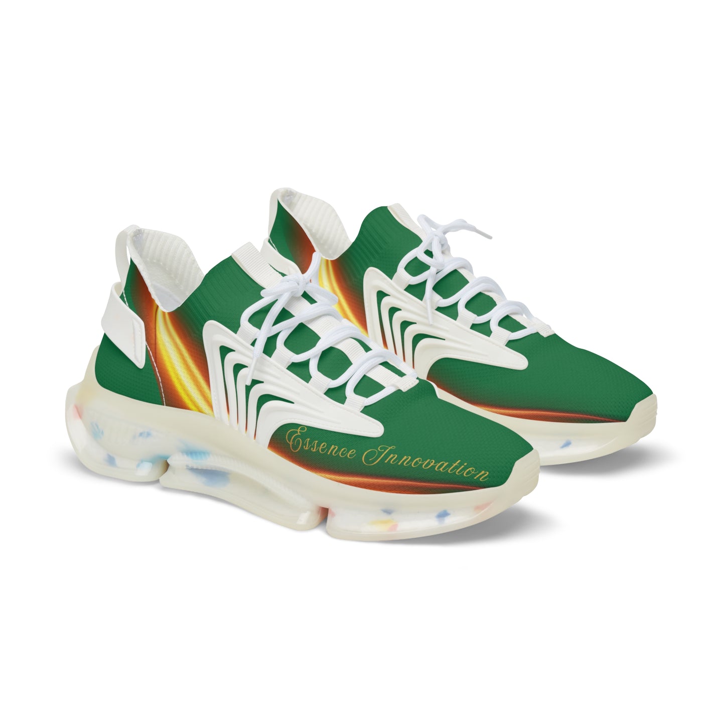 Green Trendsetter Flame | Men’s Performance Sneakers | White Sole
