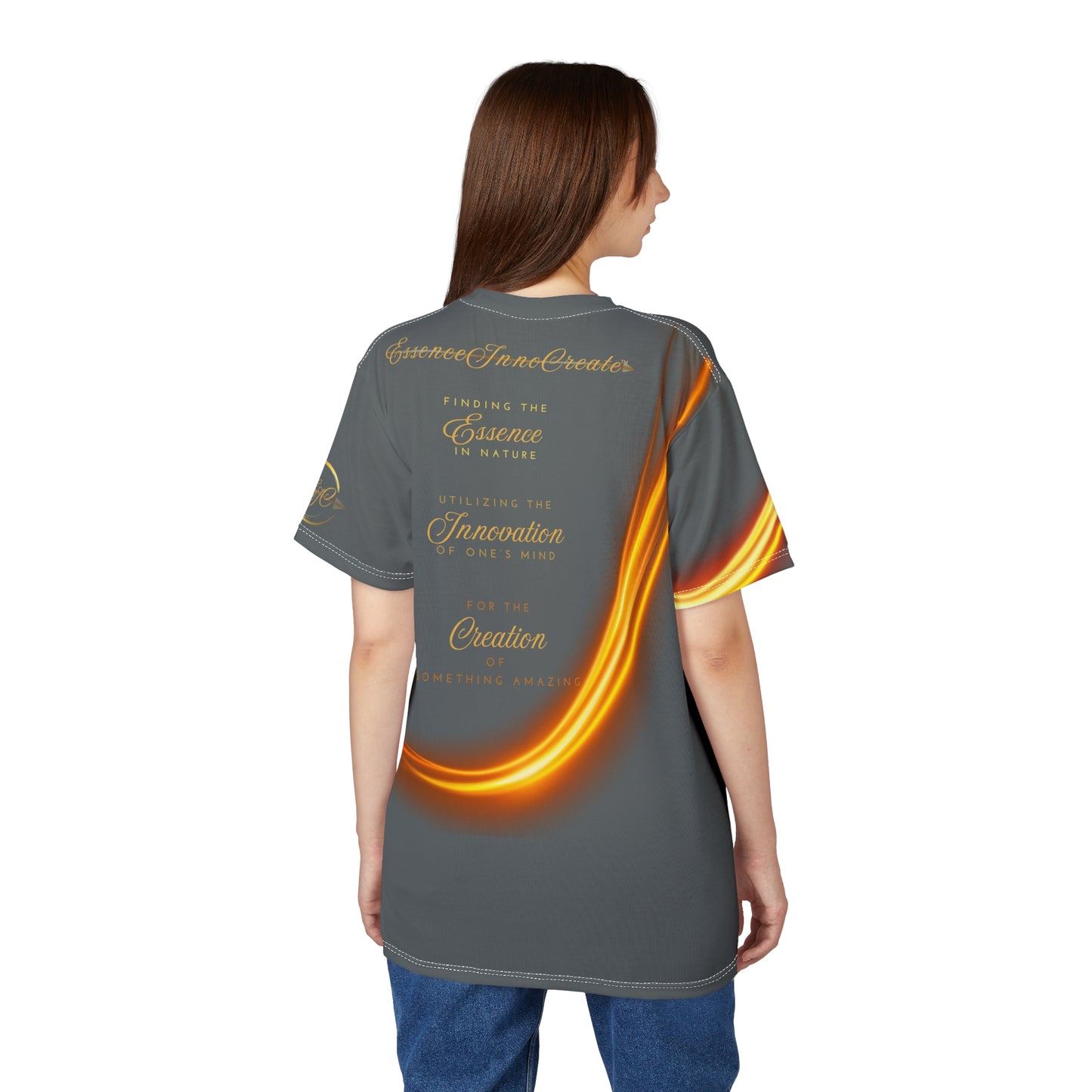 Dark Grey Trendsetters Flame Tee | EssenceInnoCreate