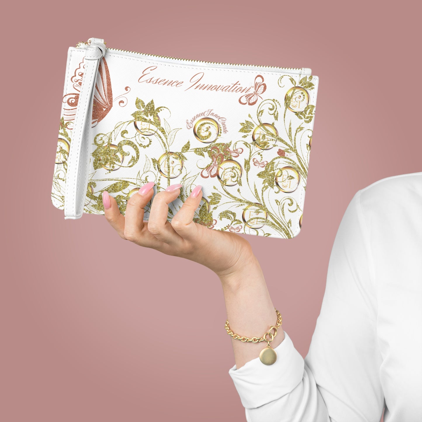 White Clutch Bag | EssenceInnoCreate | Bold Accessories