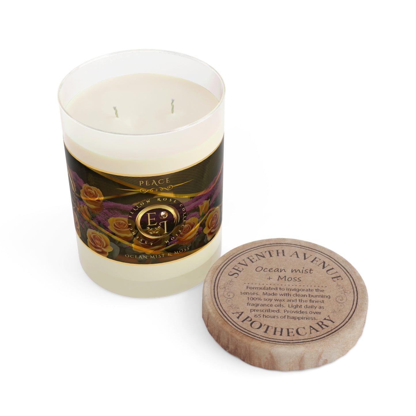 Peace | Essence Yellow Rose | Ocean Mist and Moss | 11oz