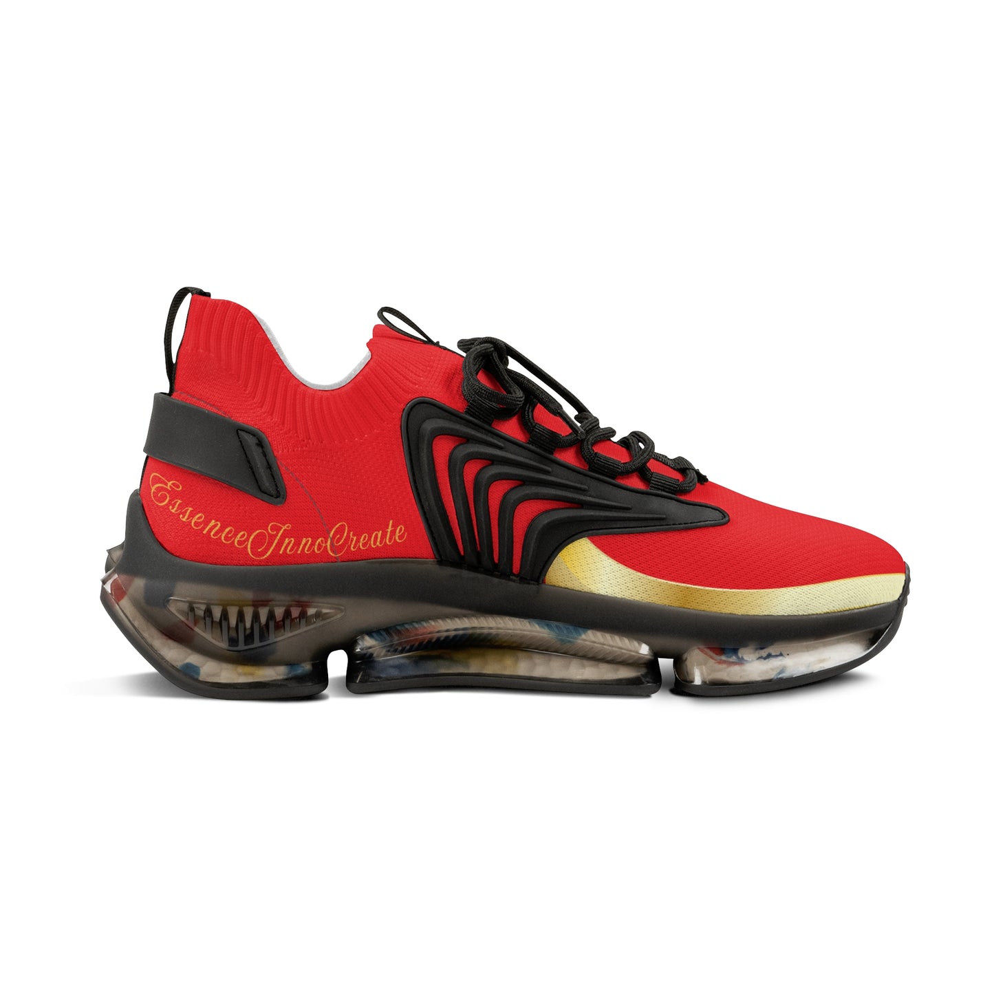 EssenceInnoCreate Red | Men’s Black Trim Mesh Sneakers