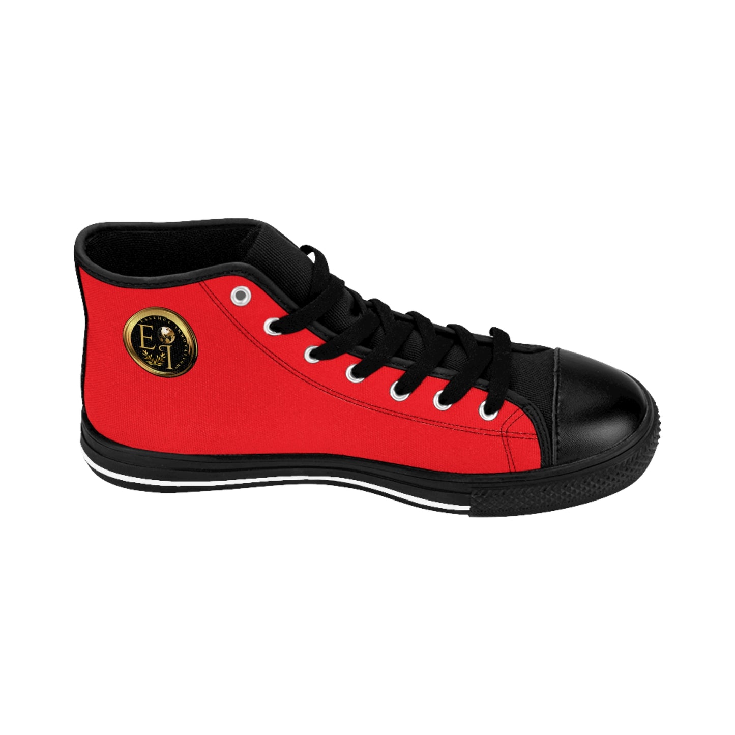 Essence Innovation Mens Streetwear | HighTop Sneakers | Red
