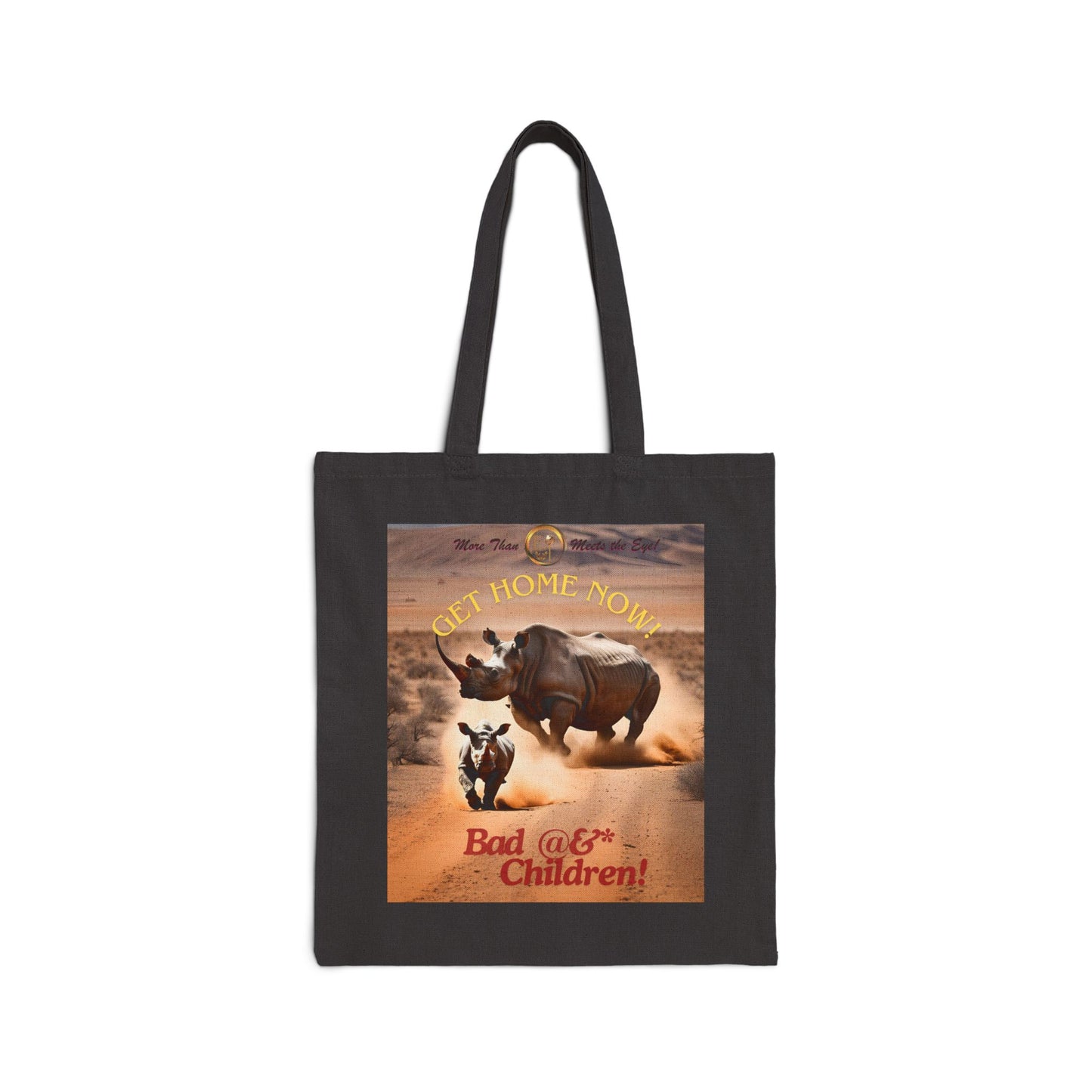 Playful Cotton Canvas Tote Bag - Fun Gift for Kids, Eco-Friendly, Stylish Carrying Solution for School, Shopping, and Adventure